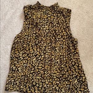 High neck tank blouse